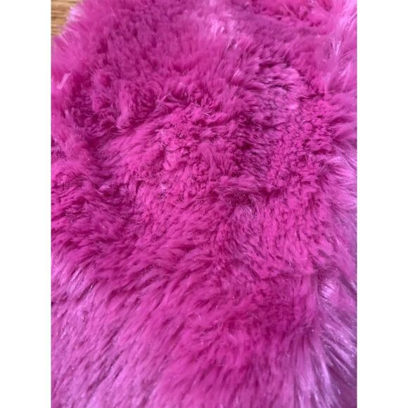 Lot of 2 Girls Scarf Scarves Super Soft Cozy 48" Long Pink Silvery White - Picture 2 of 5